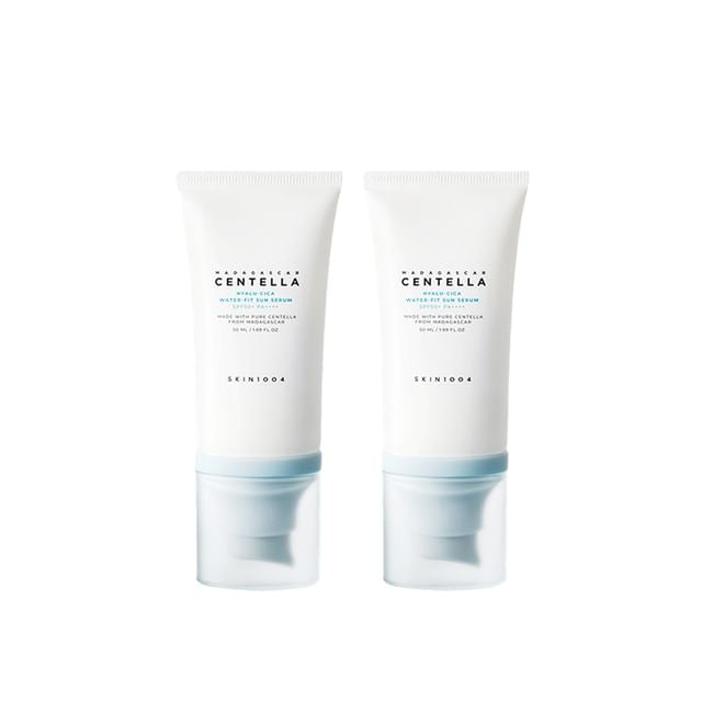 Centella Hyalu-Cica Water-Fit Sun Serum Twin Pack - Duo sérum solaire